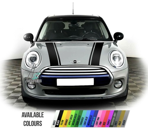 Mini cooper bonnet stripes - bonnet,