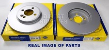 2 X FRONT BRAKE DISCS MINI