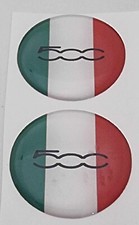 FIAT 500 Italy Flag 3D Gel