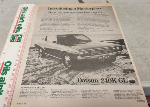 1974 datsun 240k - 240k, gl
