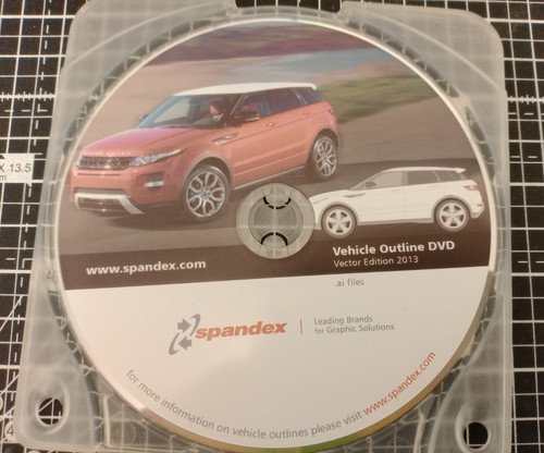 Spandex vehicle outlines car - spandex,