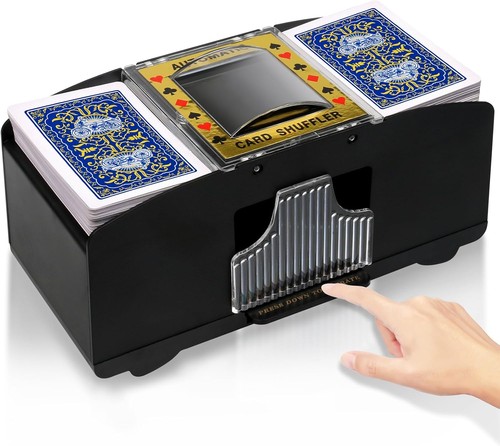 Automatic card shuffler - automatic,