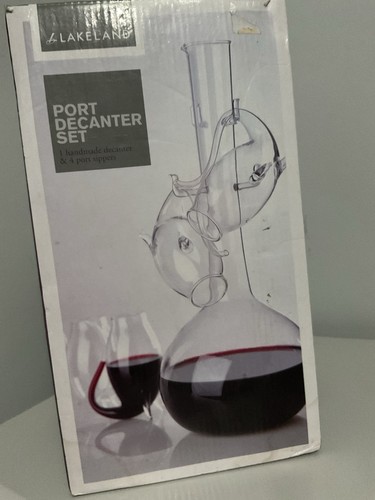 Lakeland handmade decanter and - handmade,