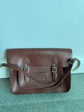 Vintage Tan  Leather satchel Unused