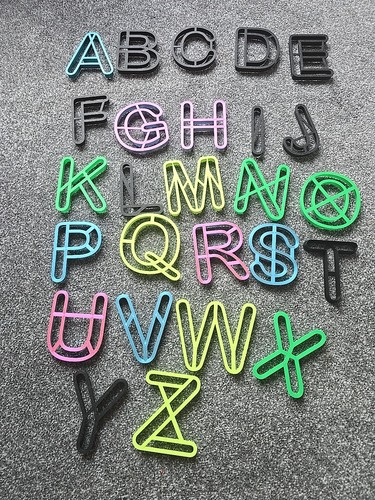 Alphabet letters pastry - alphabet,