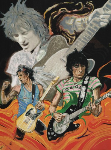 Ronnie wood art - ronnie,