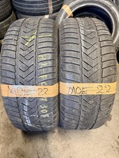 2x 245/45/18 100V PIRELLI SOTTOZERO 3 ⭐️RSC RUN-FLAT MOE 6mm DOT CODE 2022