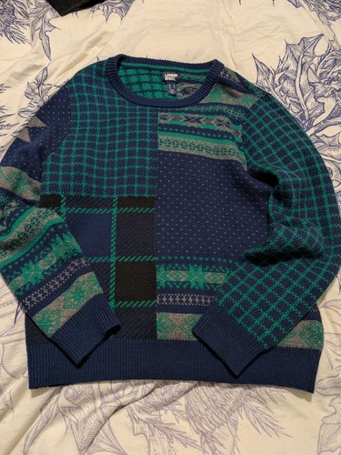 Lands end patchwork fair isle - end,