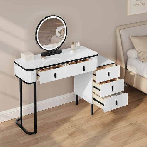 Dressing table with led - table, mirror