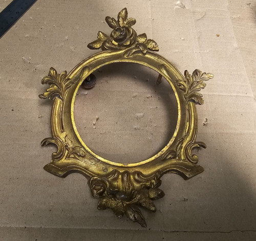 Antique french gilt spelter - gilt,