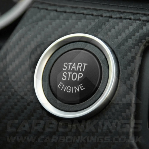 Matte black start stop engine - start,