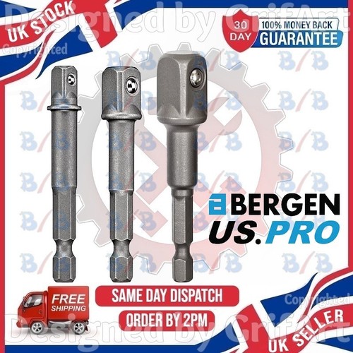 1 2 socket adaptor - 3/8",
