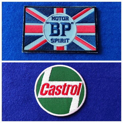 Pair motor racing patches - a, of
