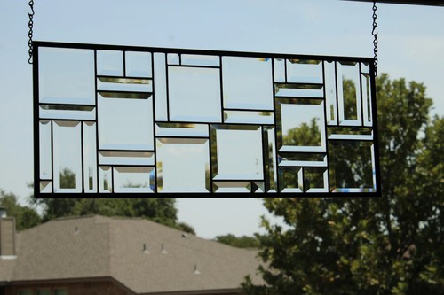 Rectangular stained glass