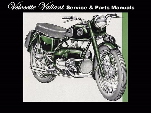 Velocette valiant service - service, &