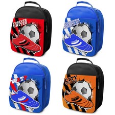 Football Lunch Bag Kids Lunch Box School Snacks Insulated Personalised FB