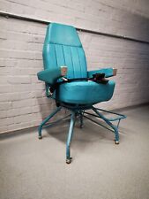 Vintage Leather Genuine  Hawkers Siddeley 748 Navigators Swivel Seat Chair