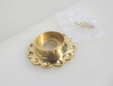 Brass Door Knob Rose Handle Backing Plate Back Plate Antique STYLE 60mm / 31mm