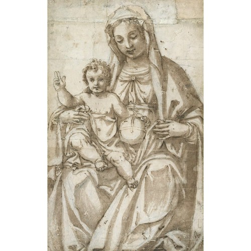Madonna and child florentine - and,