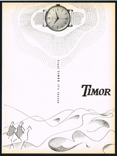 1950s vintage timor watch - vintage,