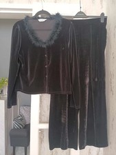 Black Velvet Suit Size Medium