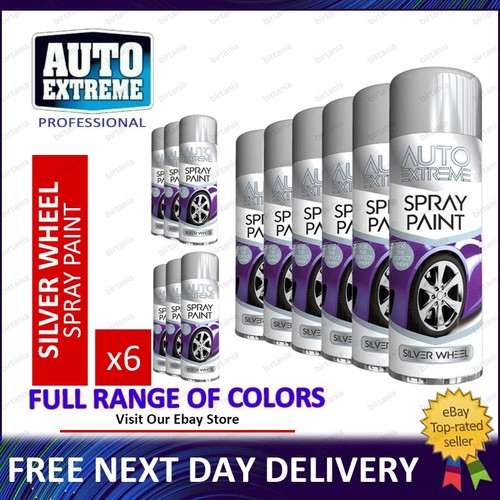 12x new silver wheel spray - 12x,
