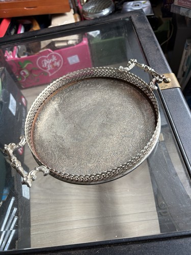 Vintage silver plated gallery - vintage,