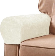 NEKOSUKI 1 Pair Arm Rest Covers Set, Chenille Arm Covers for Chairs and Sofas An