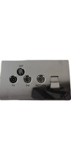 Polished chrome triplexer - chrome,