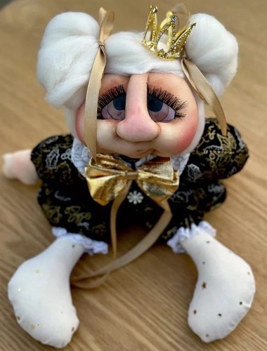 Handmade ooak soft rag - ooak, doll