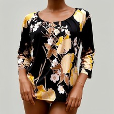 Max Mara Studio Black Floral