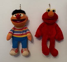 Sesame Street Elmo & Ernie 1997 Pyjama Cases Jim Henson Vintage 90s Bundle X2