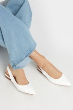 LTS Patent Slingback Flat