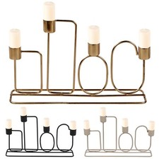 Modern 4 Arm Dinner Candle