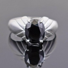 Black diamond ring - ring, oval
