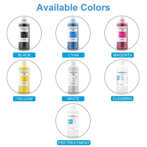 Gt3 dtg textile ink for - textile,