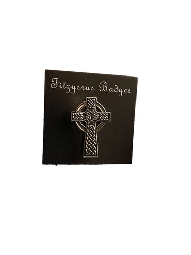 Celtic cross brooch - celtic,