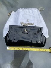 VIVIENNE WESTWOOD MINI APPOLO BLACK LEATHER CLUTCH IMMACULATE Rrp £280
