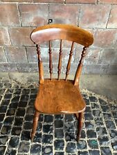 Lovely Antique Oak Spindle Back Kitchen Chair