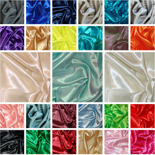 Silky satin fabric - silky, craft