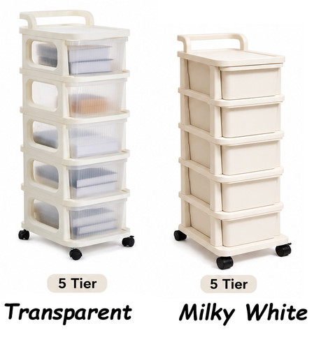 Plastic storage trolley - storage,