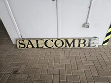 Distressed Wooden Wall Sign Salcombe