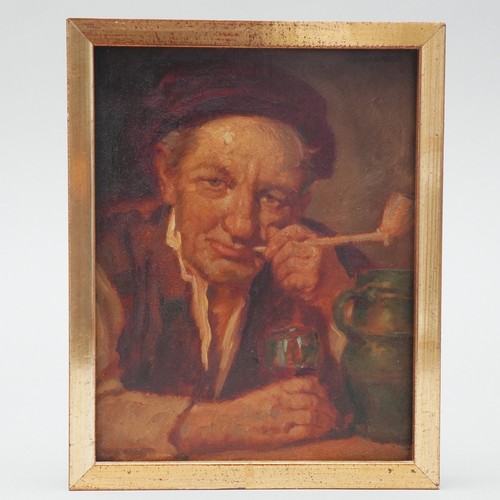 Pipe fuming wine drinker - fuming,