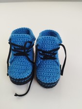  Crochet Newborn Baby First Shoes Booties Boots Slippers Trainers