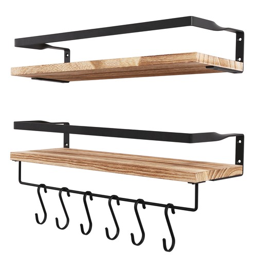2pcs floating shelves - 2pcs,