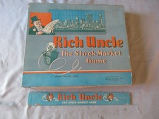 Vtg Rich Uncle Board Game