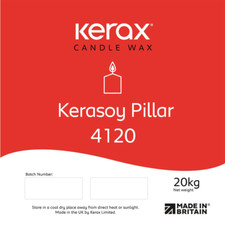 Kerax KeraSoy 4120 Pillar Blend Wax Pellets/Pastilles - Various Sizes Available