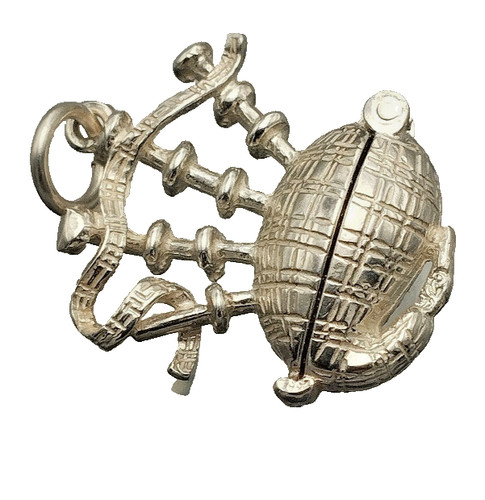 Sterling silver vintage charm - silver,
