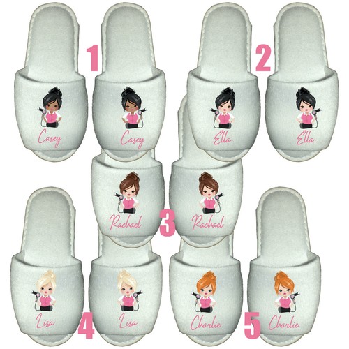 Hairdresser spa slippers - hairdresser,