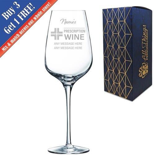 Engraved wine glass - engraved,